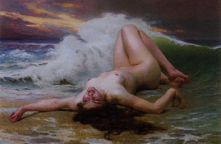 Guillaume Seignac The Wave Spain oil painting art
